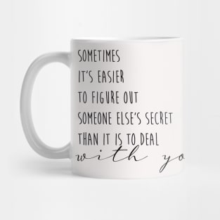 Someone else's secret - only murders in the building quote Mug